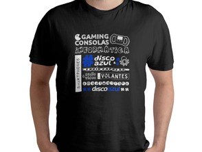 Camiseta Black Discoazul M