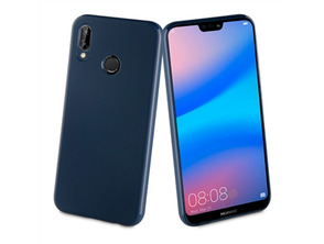 Caso Magnetica Per Huawei P20 Lite Ultra Sottile Muvit Blu