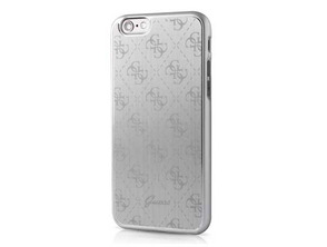 Acquista Metallic Hard Case Silver Apple iPhone 6/6s Plus Guess Metallic Hard Case Silver Apple iPhone 6/6s Plus Guess