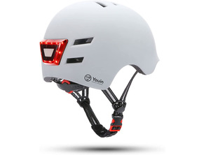 Acquista Casco Youin con LED Frontale y Trasero Blanco (M) Casco Youin con LED Frontale y Trasero Blanco (M)