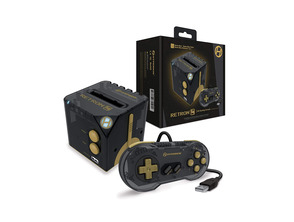 Consola Hyperkin Retron SQ Black Gold (Gameboy y GBA)