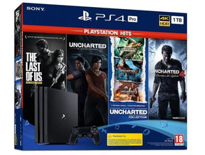 Playstation 4 console Pro 1TB   Uncharted Col.   Uncharted 4