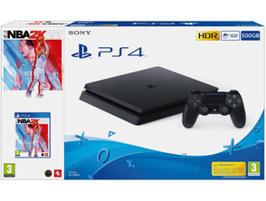 Acquista Consola Playstation 4 Slim (500GB) Nero + NBA 2K22 Consola Playstation 4 Slim (500GB) Nero + NBA 2K22
