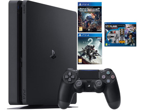 Acquista Consola Playstation 4 Slim (500GB) Negro + Destiny 2 + Spazio Hulk + Starlink Consola Playstation 4 Slim (500GB) Negro + Destiny 2 + Spazio Hulk + Starlink