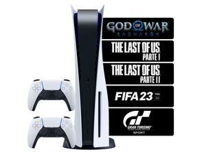 Acquista Consola Playstation 5 + 2 Mandos + 5 Juegos Consola Playstation 5 + 2 Mandos + 5 Juegos