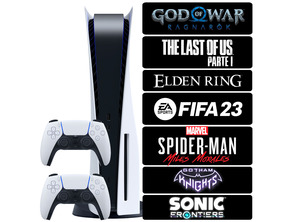 Acquista Consola Playstation 5 + 7 Juegos + 2 Mandos Consola Playstation 5 + 7 Juegos + 2 Mandos