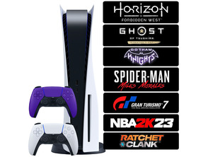 Acquista Consola Playstation 5 + 7 Juegos + 2 Mandos + Accesorios Consola Playstation 5 + 7 Juegos + 2 Mandos + Accesorios