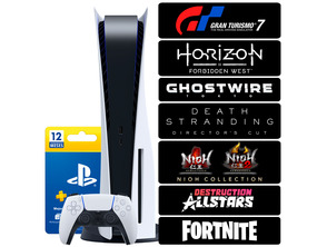 Acquista Console Playstation 5 + 7 Giochi + 12 mesi PSN Console Playstation 5 + 7 Giochi + 12 mesi PSN