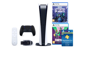 Acquista Consola Playstation 5 Edizione Digitale + Fortnite + PSN 12 Meses + Accesorios Consola Playstation 5 Edizione Digitale + Fortnite + PSN 12 Meses + Accesorios
