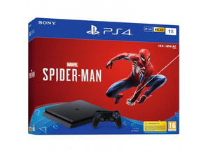 PS4 Slim 1tb + Marvel\\'s Spider-Man console