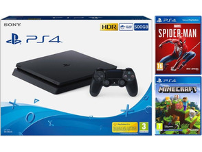 Acquista Consola PS4 Slim (500GB) + Marvel Spiderman + Minecraft Consola PS4 Slim (500GB) + Marvel Spiderman + Minecraft