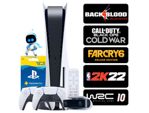 Acquista Consola PS5 Bianco + Mandos + 5 Juegos + Accesorios + 12 Meses PSN Consola PS5 Bianco + Mandos + 5 Juegos + Accesorios + 12 Meses PSN