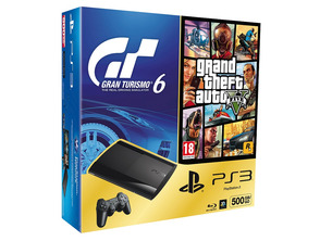 Console PS3 500Gb + GT6 + GTA V