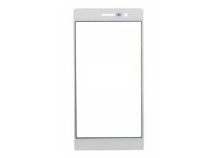 Huawei Ascend P7 Cristallo frontale bianco