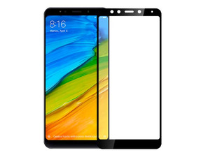 Vetro Temperato Curvo Totale 5D - Xiaomi Redmi 5 Plus Nero