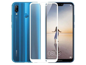 Vetro Temperato Per Huawei P20 Lite Bianco