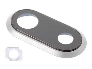 Acquista Copertura Posteriore della Telecamera + Diffusor LED - iPhone 8 Plus Bianco Copertura Posteriore della Telecamera + Diffusor LED - iPhone 8 Plus Bianco