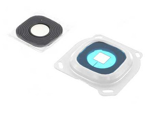 Rear Camera Lens Cover + Crystal Lens Samsung Galaxy A8 Bianco