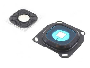 Rear Camera Lens Cover + Crystal Lens Samsung Galaxy A8 Nero