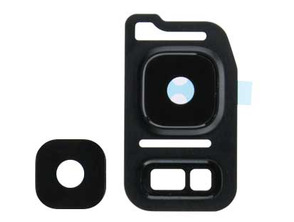 Rear Camera Lens Cover + Crystal Lens Samsung Galaxy Note 7 Nero