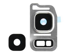 Rear Camera Lens Cover + Crystal Lens Samsung Galaxy Note 7 Argento