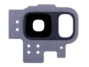 Coperchio Posteriore Fotocamera + Lente Cristal Samsung Galaxy S9 Azurro