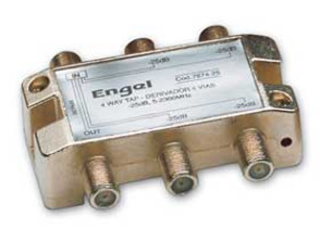 Acquista Diverter 4 Output Connectors F 25 dB Engel Diverter 4 Output Connectors F 25 dB Engel