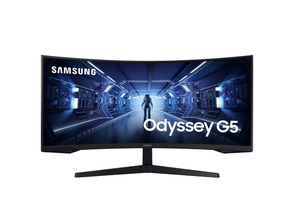 Acquista Monitor Gaming Curvo Samsung Odyssey G5 LC34G55TWWR 34 '' Ultra WQHD Monitor Gaming Curvo Samsung Odyssey G5 LC34G55TWWR 34 '' Ultra WQHD