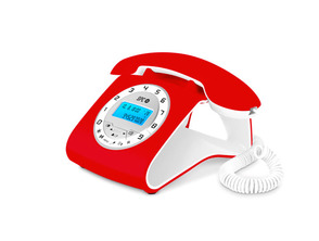 Acquista Telephone Retro Elegance SPC 3606R Red/White Telephone Retro Elegance SPC 3606R Red/White