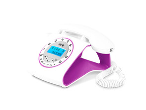 Acquista Telephone Retro Elegance SPC 3606T White/Violet Telephone Retro Elegance SPC 3606T White/Violet