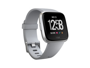 Fitbit Versa Smartwatch Grigio/Alluminio Argento
