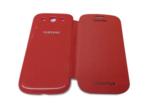 Flip Cover Samsung Galaxy S3 Rosso