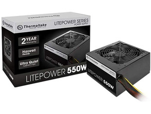Acquista Fuente de Alimentación Thermaltake Litepower Negro ATX 550W Fuente de Alimentación Thermaltake Litepower Negro ATX 550W