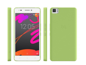 Caso Aquaris M5.5 Candy verde