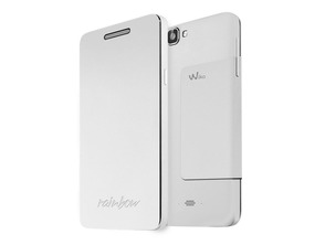 Flip Cover Wiko Rainbow Bianco