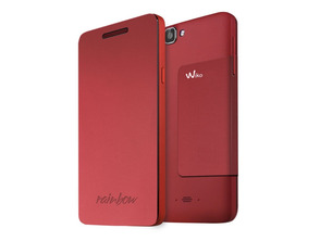 Flip Cover Wiko Rainbow Rosso