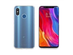Coperchio In Cristallo Morbido Xiaomi Mi 8 Trasparente Muvit
