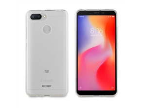 Coperchio In Cristallo Morbido Xiaomi Redmi 6 Trasparente Muvit