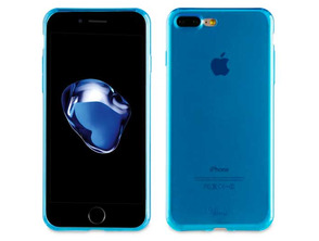 Acquista Crystal Soft Lite Case Blue Ultrathin iPhone 7 Plus Muvit Crystal Soft Lite Case Blue Ultrathin iPhone 7 Plus Muvit