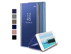Custodia a specchio tipo libro per iPhone 7/8 Azurro