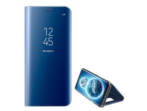 Custodia a Specchio Tipo Libro - Samsung Galaxy S9 Plus Azurro
