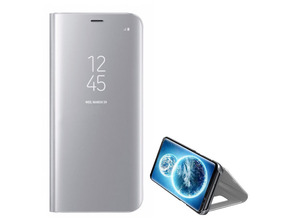Custodia a Specchio Tipo Libro - Samsung Galaxy S9 Plus Argento