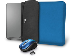 Acquista Funda + Ratón Inalámbrico Trust Yvo 15,6 " Azul Funda + Ratón Inalámbrico Trust Yvo 15,6 " Azul