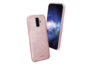 Cover Sparky Glitter per Samsung Galaxy S9+ SBS Rosa