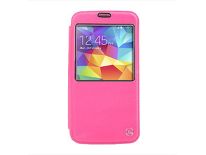 Acquista Flip Cover Windowed Samsung Galaxy S5 G900 Rosa Flip Cover Windowed Samsung Galaxy S5 G900 Rosa