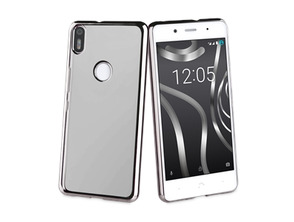 Caso TPU Bling Marco Negro Aquaris X5 Plus