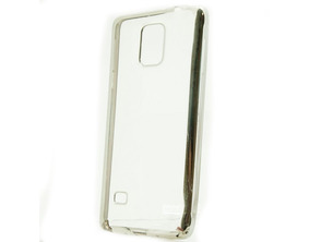 TPU Metal Samsung Galaxy Note 4 Silver X-One Case