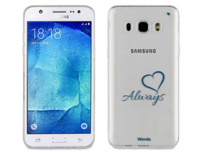 Acquista TPU Transparent Cover Always Samsung Galaxy J5 2016 Words TPU Transparent Cover Always Samsung Galaxy J5 2016 Words