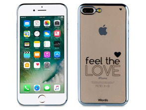 Acquista TPU Transparent Cover Feel The Love iPhone 7 Plus Words TPU Transparent Cover Feel The Love iPhone 7 Plus Words