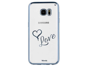 Acquista TPU Transparent Cover Love Samsung Galaxy S7 Edge Words TPU Transparent Cover Love Samsung Galaxy S7 Edge Words